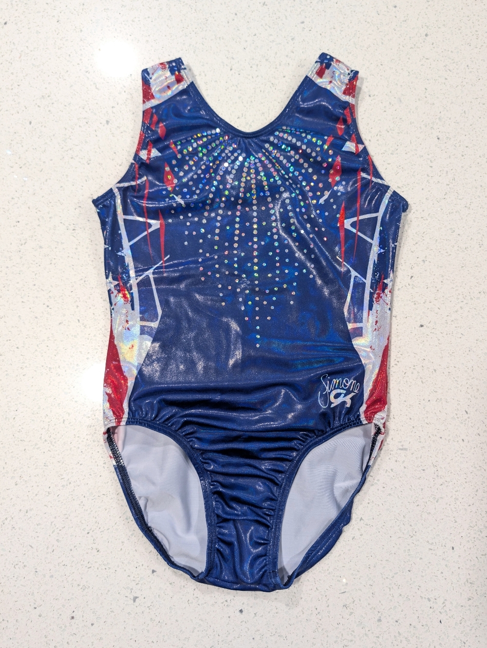 OLYMPIC GK Elite Olympic Extra Small Gymnastics Leotard TEAM USA Simone Biles